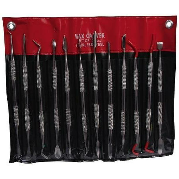 12pc Stainless Steel Wax Carver Carving Set Hobbyist Model Making TE057 for sale online